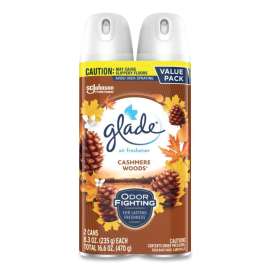 Air Freshener, Cashmere Woods, 8.3 oz Aerosol Spray, 3/Carton