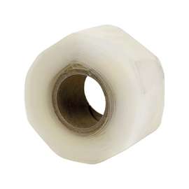 HARBOR PRODUCTS RT1000201204USC04 Self-Fusing Pipe Repair Tape, 12 ft L, 1 in W, 13/64 in Thick, Clear