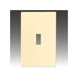Eaton Wiring Devices PJS1V Mid-Size Wallplate, 1-Gang, Polycarbonate, Ivory