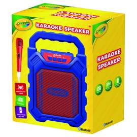 Karaoke Speaker, Bluetooth, Blue/Red
