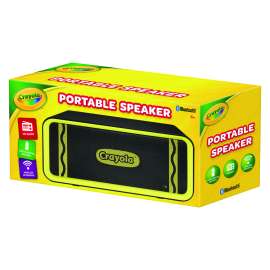 Portable Speaker, Bluetooth, Black/Yellow