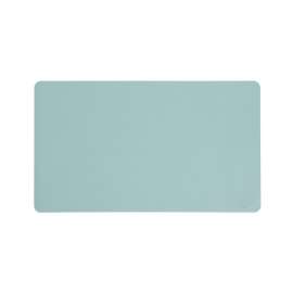 Vegan Leather Desk Pads, 23.6" x 13.7", Light Blue