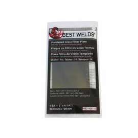 Glass Filter Plate, Shade 9, 4 1/2 x 5 1/4 in, Green