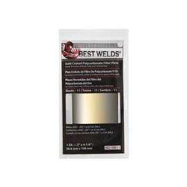 Gold Coated Filter Plate, Gold/11,2 in x 4.25 in, Polycarbonate