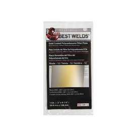Gold Coated Filter Plate, Gold/12, 2 in x 4.25 in, Polycarbonate