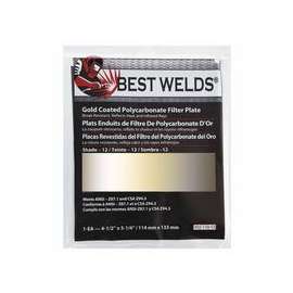 Gold Coated Filter Plate, Gold/12, 4.5 x 5.25, Polycarbonate