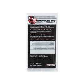 Plastic Magnifier Plate, 2 in x 4.25 in, 1.25 Diopter, Polycarbonate, Clear