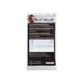 Plastic Magnifier Plate, 2 in x 4.25 in, 0.75 Diopter, Polycarbonate, Clear