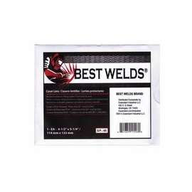 Cover Lens, Scratch/Static Resistant, 5 1/4 in x 4 1/2 in, 100% CR-39 Plastic