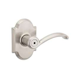 Kwikset 97300-807 Privacy Lever, 2 Grade, Satin Nickel
