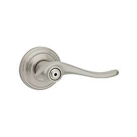Kwikset Signature Series 730AVL-15 Privacy Lever, 2 Grade, Metal, Satin Nickel