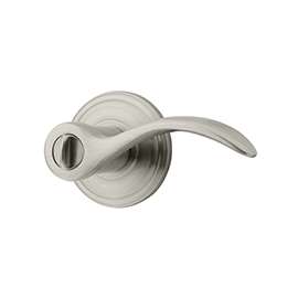 Kwikset Signature Series 730PML-15 Privacy Lever, 2 Grade, Satin Nickel