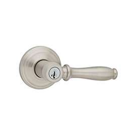 Kwikset Signature Series 740ADL-15 SMT Entry Lever Lockset, Keyed Key, 2 Grade, Metal, Satin Nickel
