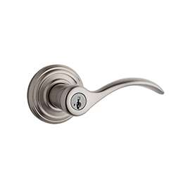 Kwikset Signature Series 740PML-15 SMT Keyed Entry Lever, Keyed Key, 2 Grade, Satin Nickel