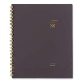Workstyle Weekly/Monthly Planner, 11 x 9.38, Brown/Gold Cover, 12-Month (Jan to Dec): 2025