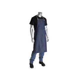 Blue Denim Apron, 28 in X 38 in, Cotton Denim, Blue