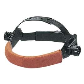 Headgear Sweatband, 8-1/2 in x 1-1/2 in, FR Fleece Cotton, Orange