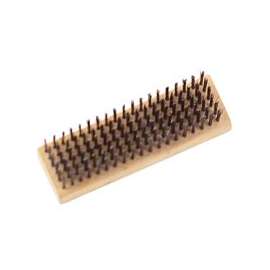 ProSource Wire Brush, Steel Trim, Hardwood Handle