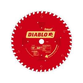 Diablo D1244X Circular Saw Blade, 12 in Dia, Carbide Cutting Edge, 1 in Arbor, Steel
