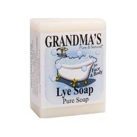 GRANDMA'S 60018 Pure and Natural Bar Soap White, 6 oz