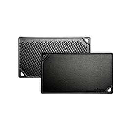 Lodge LDP3 Griddle, Iron, Black