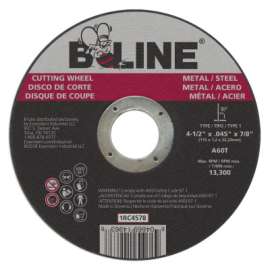 4-1/2 x .045 B-Line Type 1 Cutting Wheel A60T 7/8 A.H.
