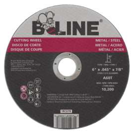 6 x .045 B-Line Type 1 Cutting Wheel A60T 7/8 A.H.