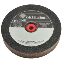 Straight Resinoid Wheel, 6 in dia, 1 in Thick, 1 in Arbor, Medium Grit, T1