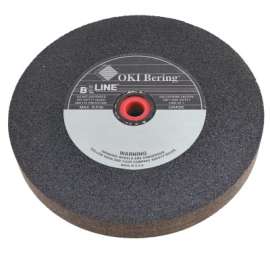 Straight Resinoid Wheel, 8 in dia, 1 in Thick, 1 in Arbor, 60 Grit, T1