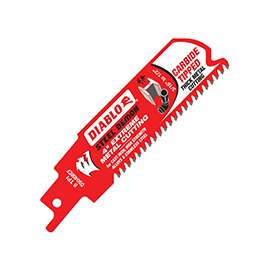 Diablo DS0408CF Reciprocating Saw Blade, 8 TPI, Carbide Cutting Edge, Bi-Metal