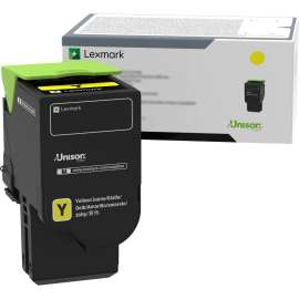 Lexmark Unison Original Extra High Yield Laser Toner Cartridge, Yellow Pack, 5000 Pages