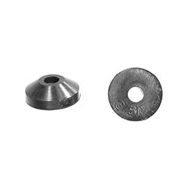 Danco 35095B Beveled, Flexible Faucet Washer, #3/8M, Rubber, Black