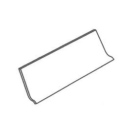 M-D 75614 Wall Base, 4 ft L, 2-1/2 in W, Vinyl, Brown