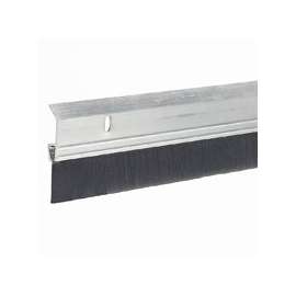 Frost King SB36 Door Sweep, 36 in L, 2 in W, Aluminum Flange