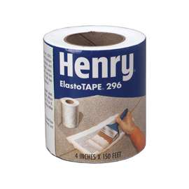 Henry 296 Series HE2969195 Repair Fabric, 150 ft L, 4 in W, 8.7 mil Thick, Fabric, White