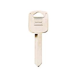 HY-KO 11010H67 Key Blank, Brass, Nickel, For Ford, Lincoln, Mercury Vehicles