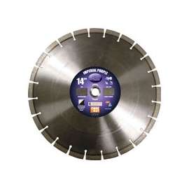 Diamond Products 15379 Circular Saw Blade, 14 in Dia, Diamond Cutting Edge, Universal Arbor