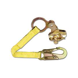 Guardian Fall Protection 1500 Removable Rope Grab With Attached 18 in Extension Lanyard