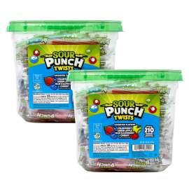 Twists, Variety, 2.59 lb Tub, Approx. 210 Pieces/Tub, 2 Tubs