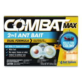 Max 2-in-1 Ant Bait, 4/Pack, 8 Packs/Carton