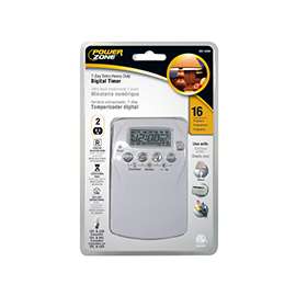 PowerZone Heavy Duty Indoor Timer, 7 Day