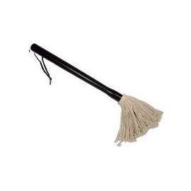 GrillPro 42055 Basting Mop, Hardwood Handle, Cotton, Black