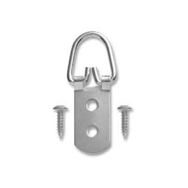 OOK 50207 Picture Hanger, 75 lb Weight Capacity, Steel, Brushed Nickel