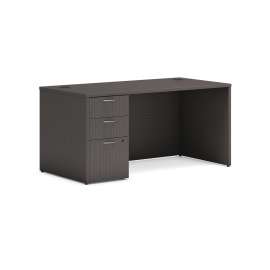 HON Ruck Laminate Task Stool, Supports up to 300 lb, 30" Seat Height, Pinnacle Seat/Base, Silver Frame