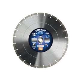 Diamond Products 14355 Circular Saw Blade, 14 in Dia, Diamond Cutting Edge, 1 in Arbor, Aluminum