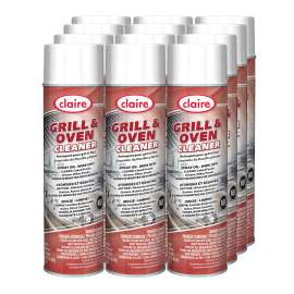 Grill and Oven Cleaner, 18 oz Aerosol Spray, 12/Carton