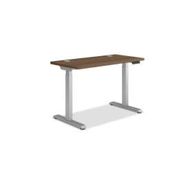 Coordinate Height Adjustable Desk Bundle 2-Stage, 46" x 22" x 27.75" to 47", PinnacleSilver