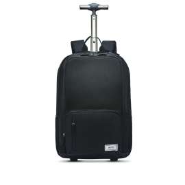 Bleecker Recycled Rolling Backpack, Fits Devices Up to 15.6", 12.5 x 8 x 19, Dark Gray