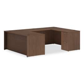 Mod U-Station Bundle, 66" x 96" x 29", Sepia Walnut