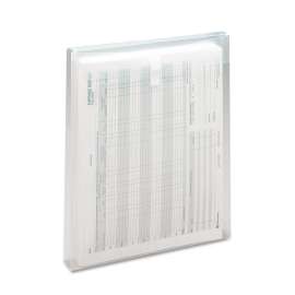 Top-Load Envelope, Fold Flap Closure, 9.75 x 11.63, Clear, 5/Pack